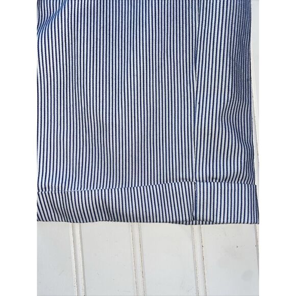 Tommy Hilfiger Women’s Size 12 Navy White‎ Stripe Stretch Slim Ankle Pants - Picture 2 of 6